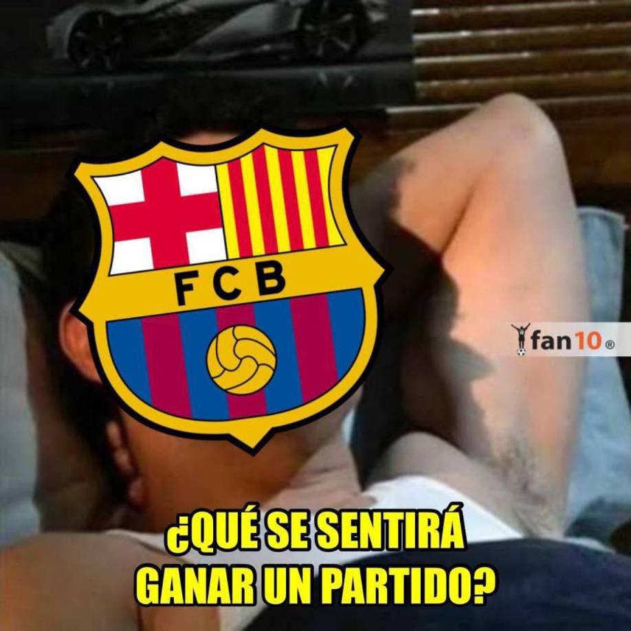 Barcelona, víctima de jocosos memes tras eliminación de Copa del Rey