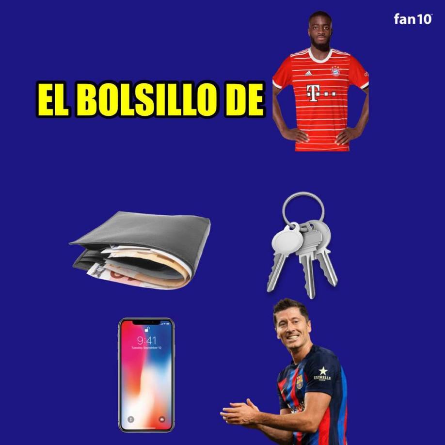 Memes: Barça y Lewandowski sufren las burlas tras perder ante Bayern Múnich en Champions League