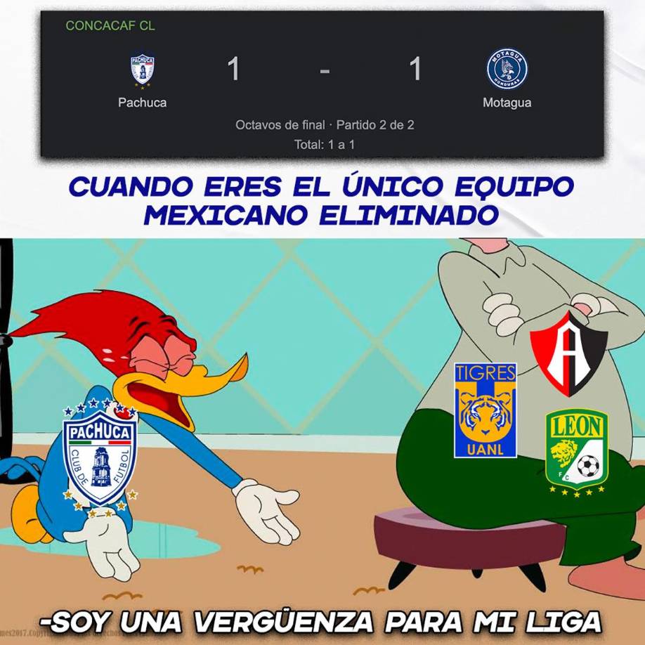 Los memes se burlan de Olimpia y Real España tras hazaña de Motagua