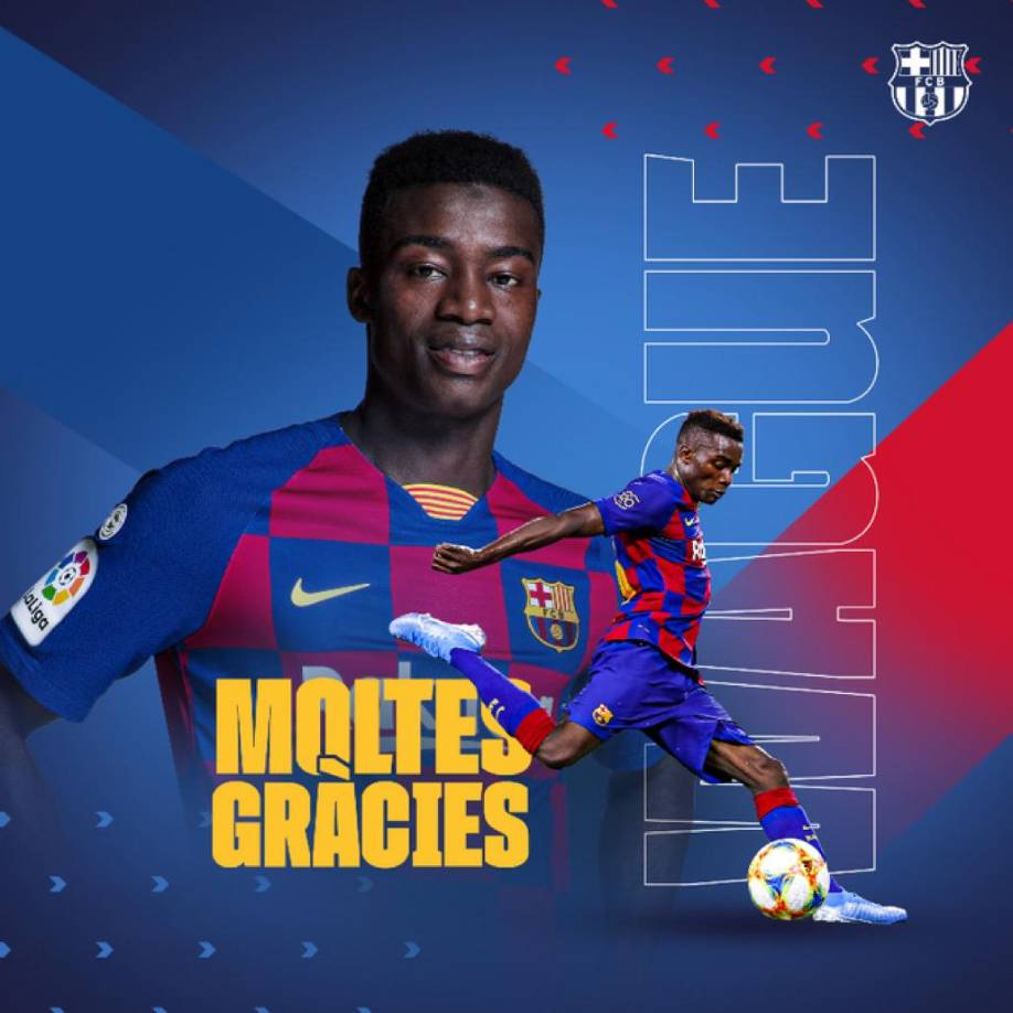 OFICIAL: El Barcelona acordó con el HNK Gorica el traspaso del lateral derecho senegalés Moussa Wagué al conjunto croata. Llegó al Barcelona en 2018, tras el Mundial de Rusia, para reforzar al filial del conjunto azulgrana y en la temporada siguiente inició el curso con el primer equipo, aunque apenas llegó a tener oportunidades. En enero de 2020 se fue cedido al Niza francés y en la temporada siguiente volvería a ser prestado al PAOK de Salónica, donde sufrió una grave lesión de rodilla que le tuvo casi un año fuera de los campos de juego.