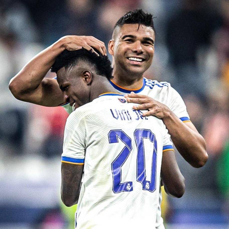 Vinicius también se hizo presente y publicó el siguiente mensaje: “Poco que decirte. Gracias y gracias. Todos los equipos necesitan un Casemiro. ¡Buena suerte y que Dios te bendiga! ¡LEYENDA!