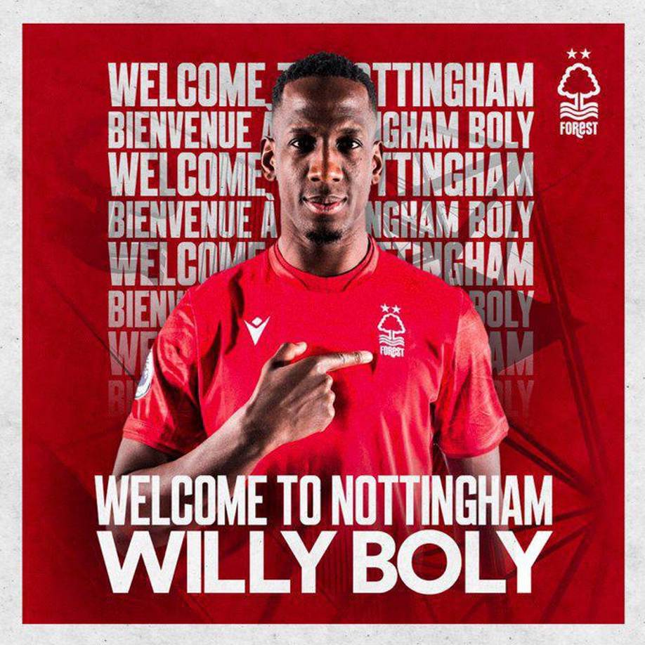 El Nottingham Forest anunció el fichaje de Willy Boly, procedente del Wolverhampton. El defensa internacional de Costa de Marfil ha firmado un contrato de dos años.