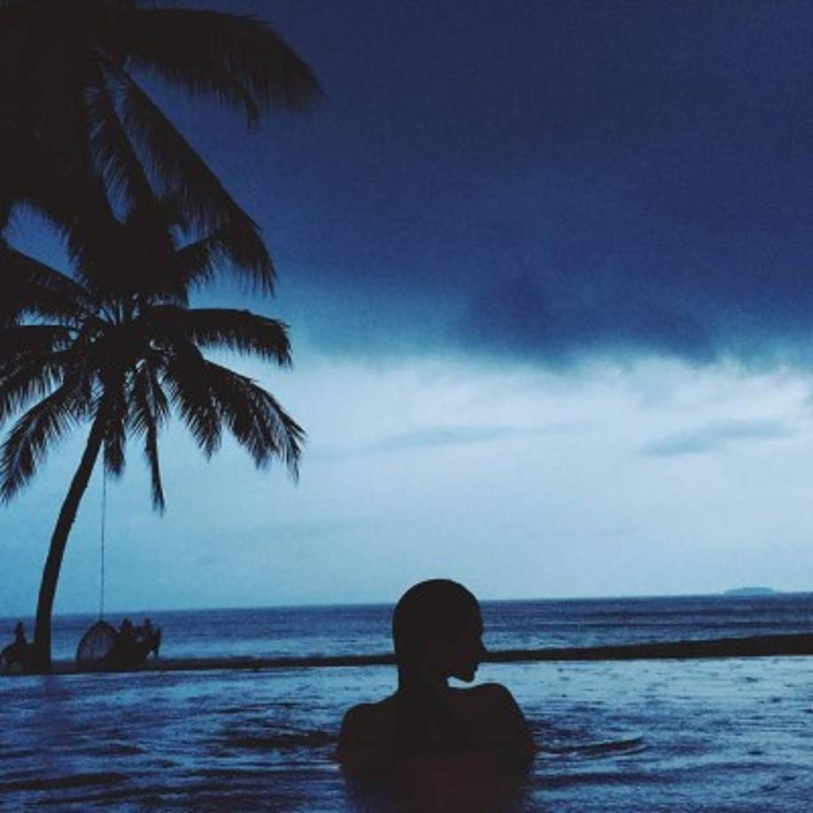 La joven modelo compartió esta bella imagen.