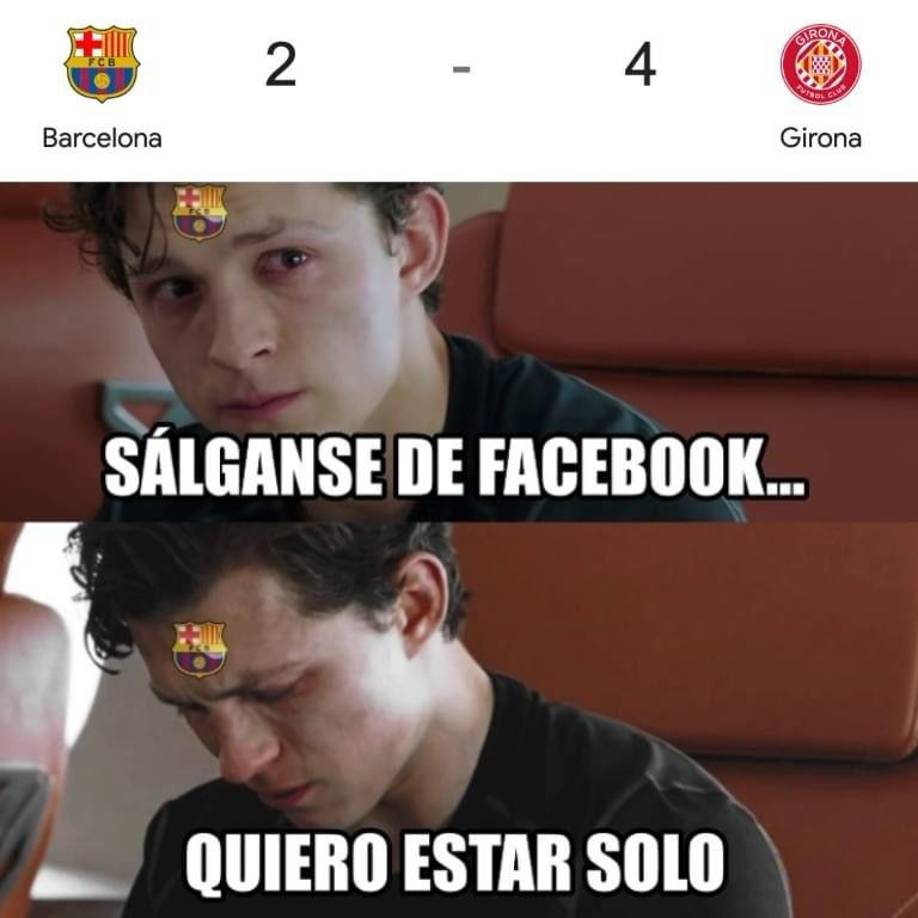 Memes destrozan al Barcelona tras derrota ante el Girona por La Liga