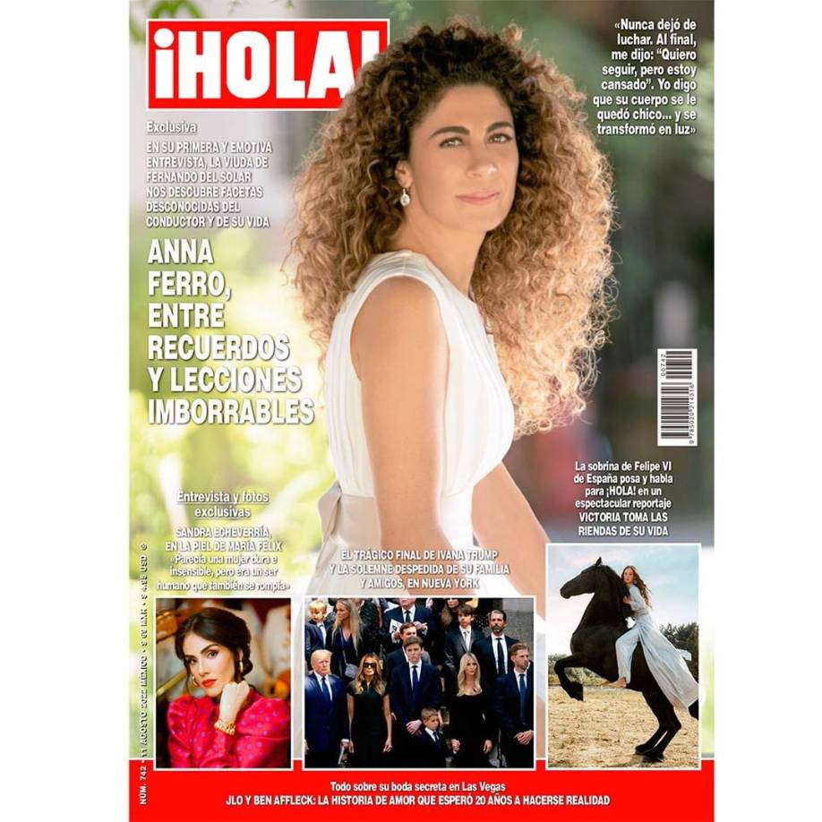 La aclaración, la hizo a través de una carta en la que solicita derecho de réplica a la revista Hola! México, que el viernes pasado tuvo en su portada a Ferro.