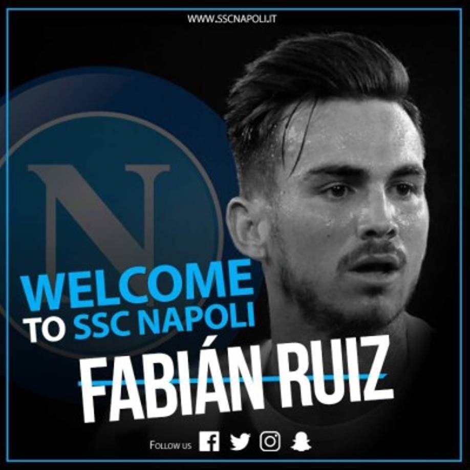 El Napoli ha depositado la cláusula de rescisión de Fabián Ruiz, del Betis, por 30 millones de euros y se marcha a la Liga italiana. El mediocampista español era una petición expresa del nuevo técnico del club italiano, Carlo Ancelotti.