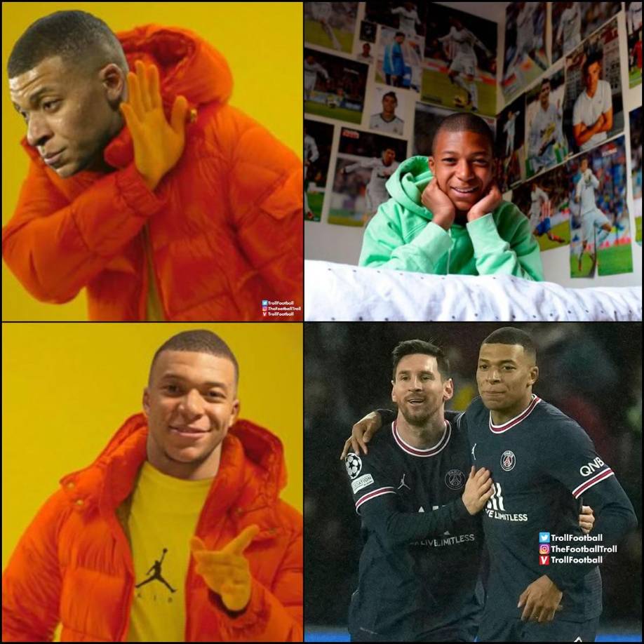 Burlas al Real Madrid: Los mejores memes tras la renovación de Mbappé con el PSG