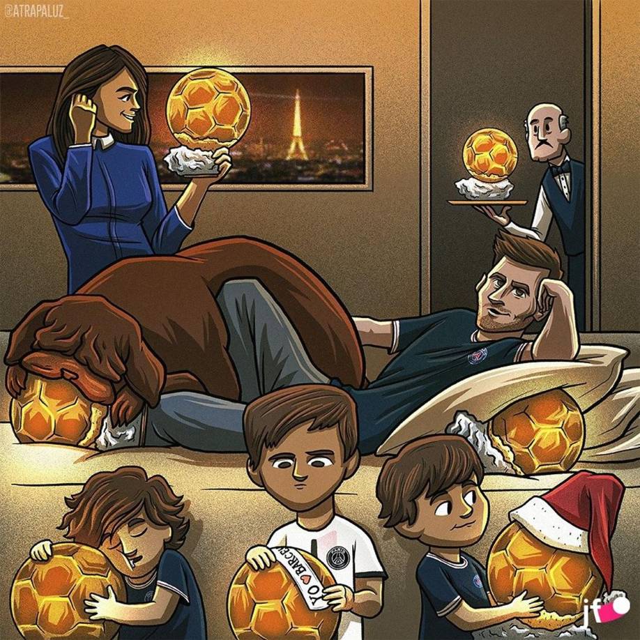 Memes: Burlas a Cristiano Ronaldo tras el séptimo Balón de Oro de Messi