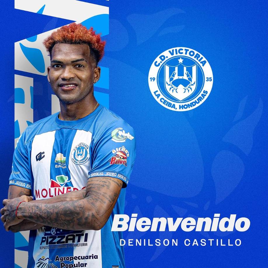 El delantero hondureño Denilson ‘Pali’ Castillo es otro de los fichajes del Victoria para el Torneo Clausura 2024. Viene de jugar con el Club Atlético Independiente de la Segunda División.
