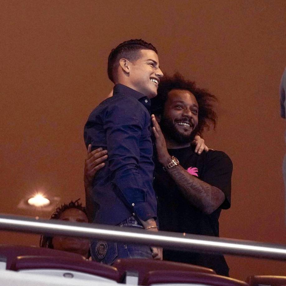 James y Marcelo se reencuentran en El Pireo dos años después. Viejos conocidos, talentos sudamericanos, amigos, campeones...