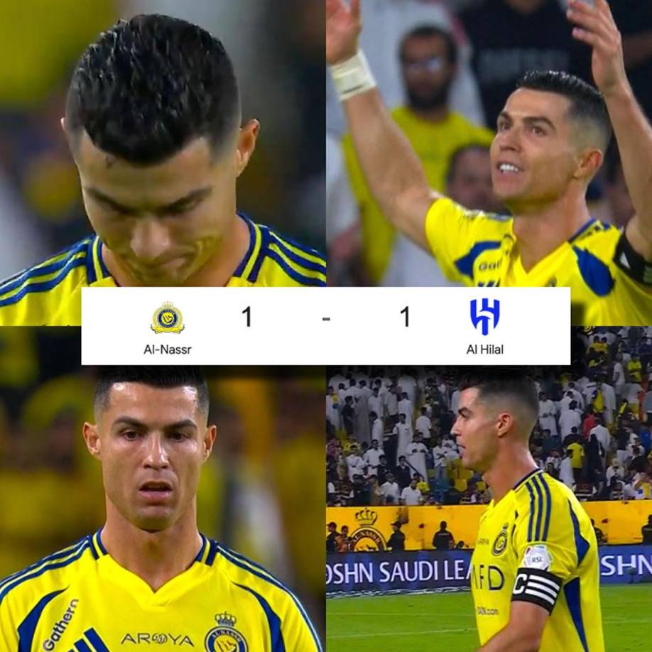  Desde que Cristiano Ronaldo llegó al fútbol árabe, el Al Nassr nunca ha podido vencer al Hilal en Liga, Copa del Rey o Supercopa. 0 victorias en 7 partidos. La paternidad es innegable.