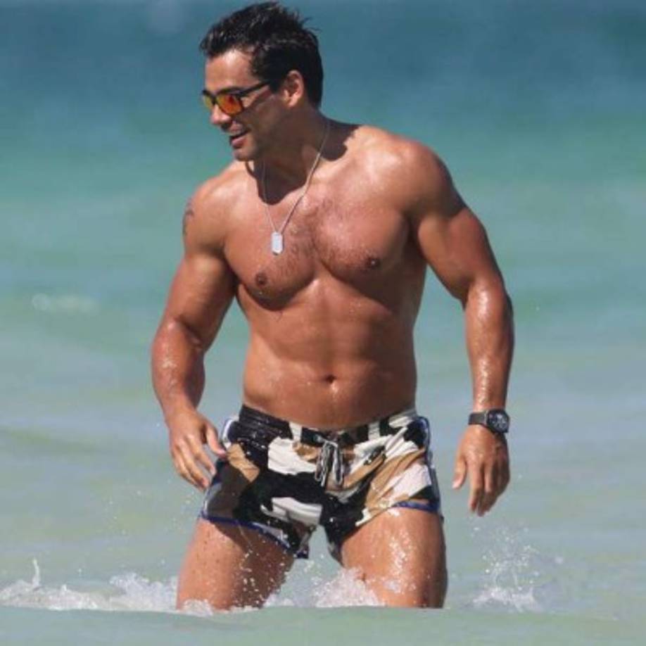 El actor de telenovelas es uno de los que posee mejor cuerpo.