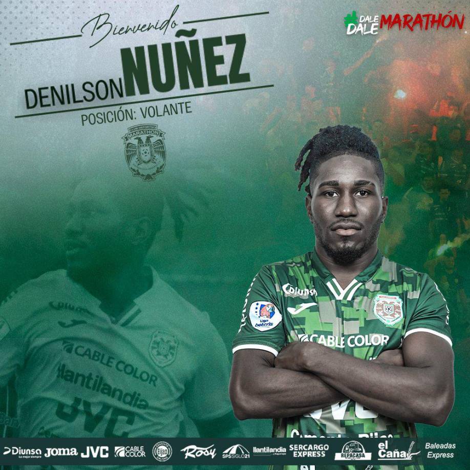 Tras varios días de prueba, el joven mediocampista Denilson Núñez convenció a Manuel Keosseián y fue anunciado como fichaje del Marathón. Debutó en Liga Nacional con Real España y luego pasó al Platense; su último club fue el Real Juventud de la Liga de Ascenso.