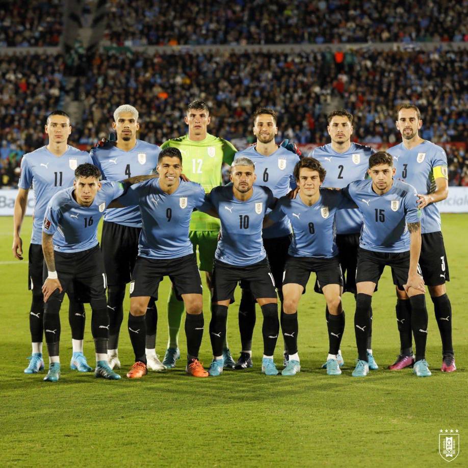 9- Selección de Uruguay: Tiene un valor de 590 millones de euros. 