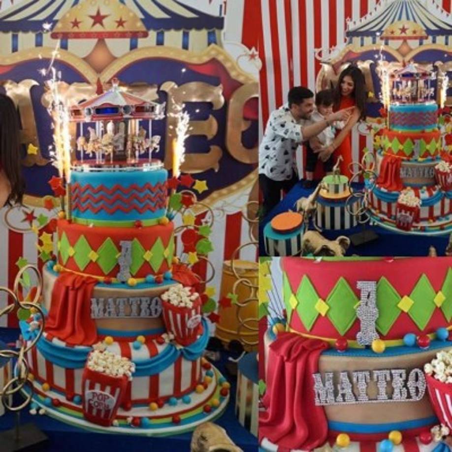 La bella presentadora mexicana Alejandra Espinoza junto a su esposo y coreógrafo Aníbal Marrero celebraron por todo lo alto el primer cumpleaños de su pequeño hijo Matteo.