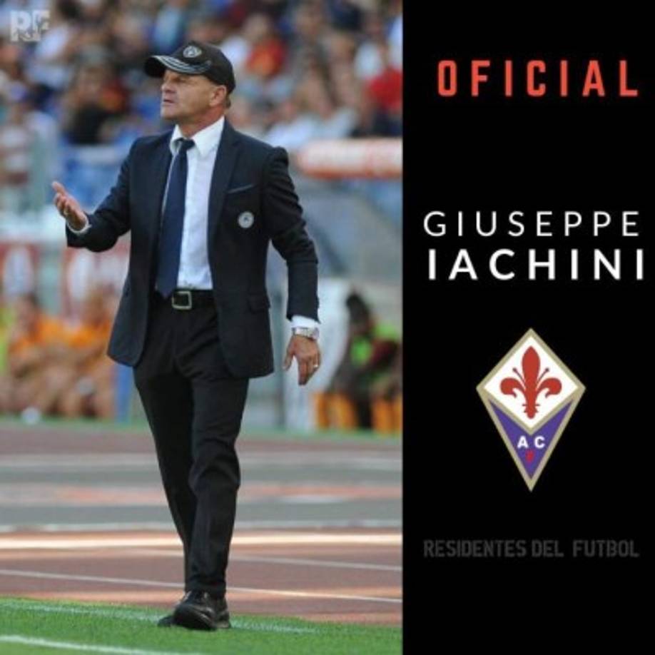 El italiano Giuseppe Iachini (55 años) se convirtió este lunes en el nuevo técnico del Fiorentina, en sustitución del destituido Vincenzo Montella, según informó el conjunto de Florencia en un comunicado oficial. 'ACF Fiorentina comunica que Giuseppe Iachini es el nuevo entrenador del primer equipo 'viola'', se lee en la nota del club, que ocupa la decimoquinta posición en la Serie A y que no gana un partido desde el pasado 30 de octubre. Iachini ha dirigido a Palermo, Sassuolo y Udinese entre otros.