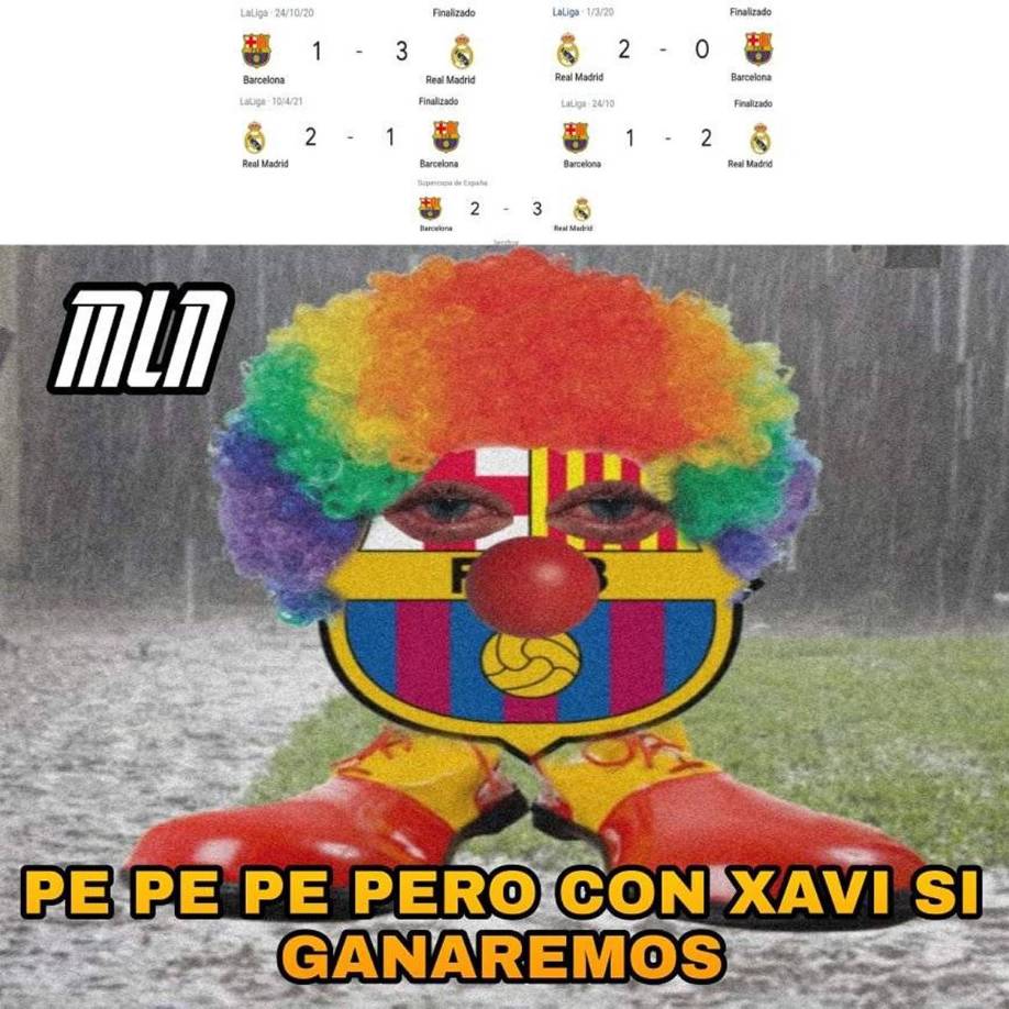 Los memes se burlan del Barcelona tras perder ante Real Madrid en Supercopa de España