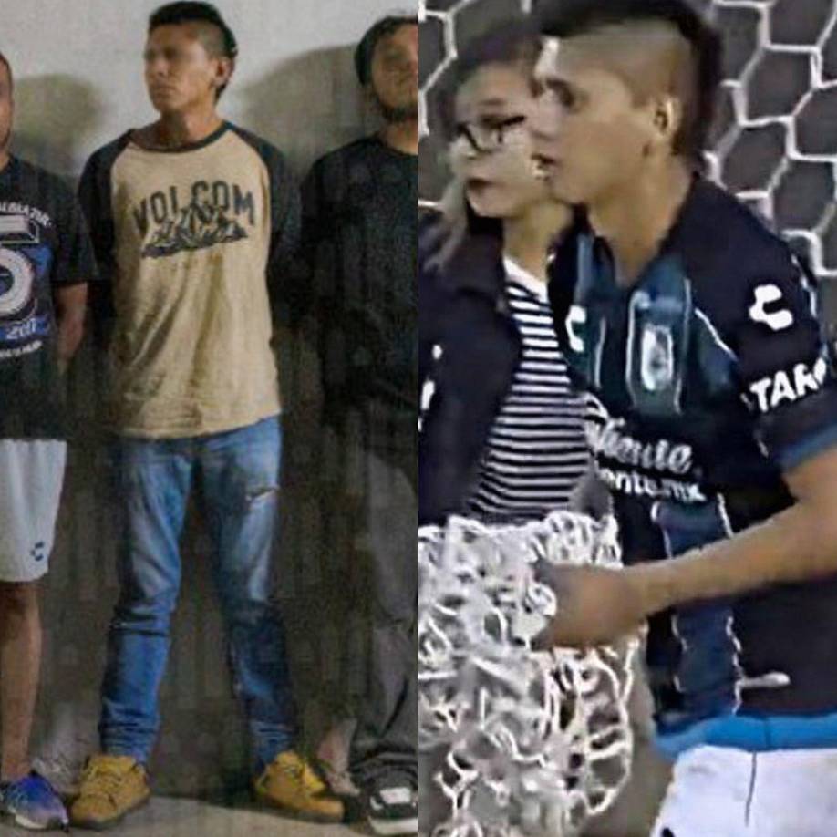 Este joven recibió una navaja por parte de su novia para quedarse con una malla de las porterías. El chico ha sido arrestado.