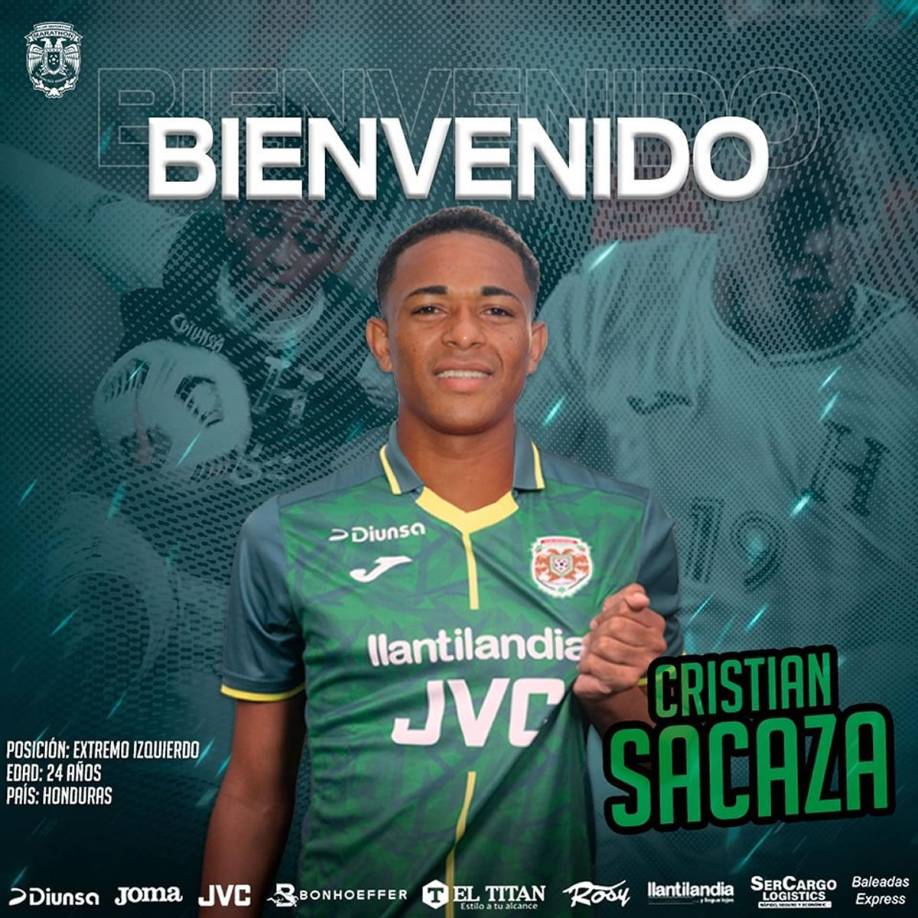 El Marathón anunció este viernes la contratación del futbolista hondureño Cristian Sacaza, quien se convierte en el sexto fichaje de los verdolagas para afrontar el Torneo Apertura 2023. Viene procedente del Vida.