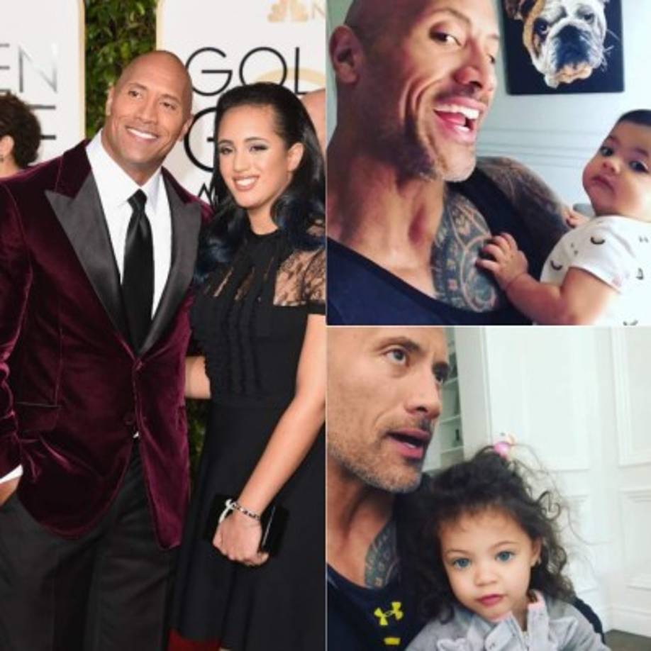 La roca Dwayne Johnson tiene a tres bellas hijas: La mayor Simone Alexandra Johnson (17) producto del primer matrimonio del actor con Dany García.<br/><br/>Con su reciente pareja, Lauren Hashian, procreó a Jasmine (4) y Tiana Gia Johnson, nacida en abril de 2018.<br/>
