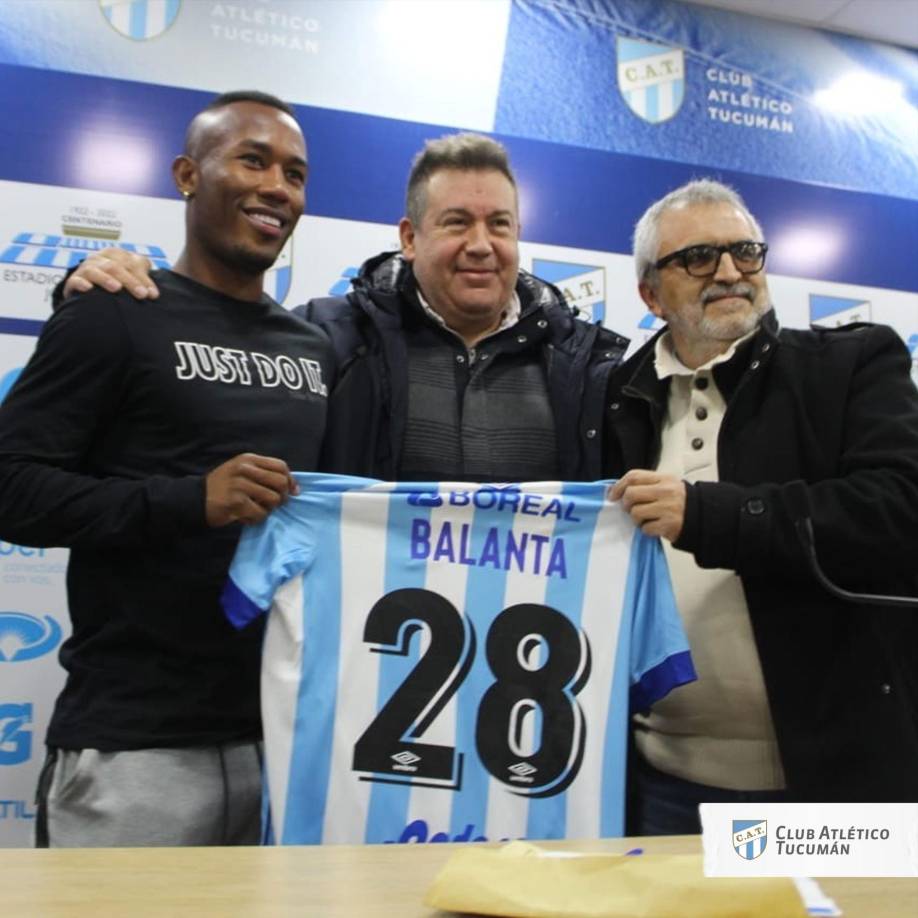 Andrés Balanta jugaba desde hace unos meses en el Atlético Tucumán argentino. Era su primera experiencia en el extranjero.