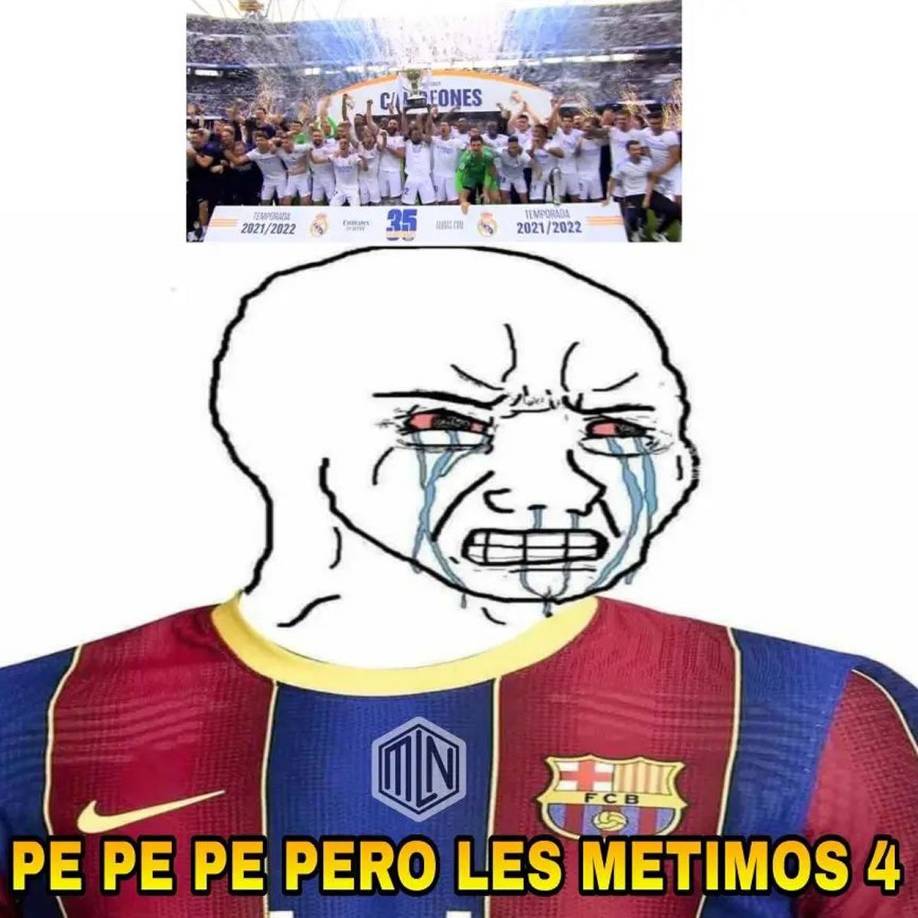 Los memes se burlan del Barça tras coronarse el Real Madrid campeón de la Liga Española