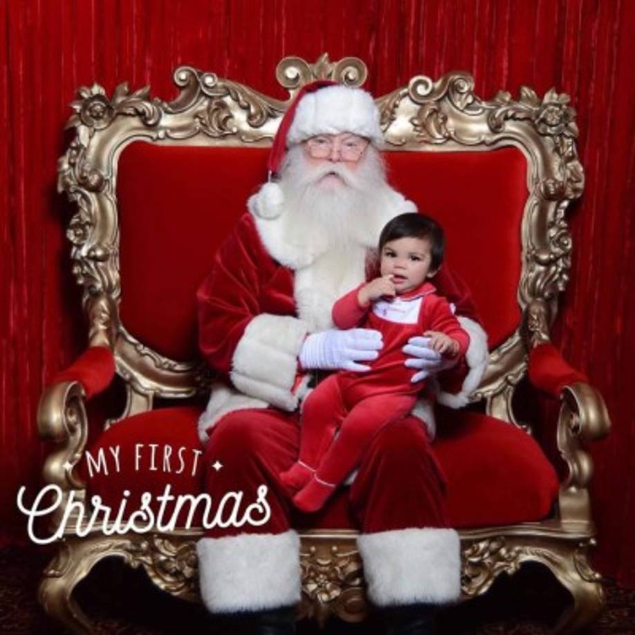 Alejandra Espinoza compartió una foto de su pequeño Aiden Matteo Marrero.