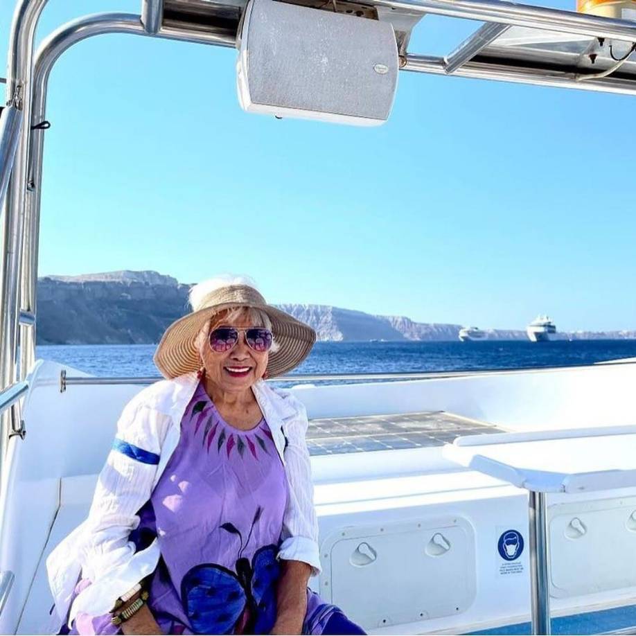 La dama también agradeció a sus amigos de viaje por la cálida bienvenida que le dieron al ingresar a Serbia y así finalizar su sueño.