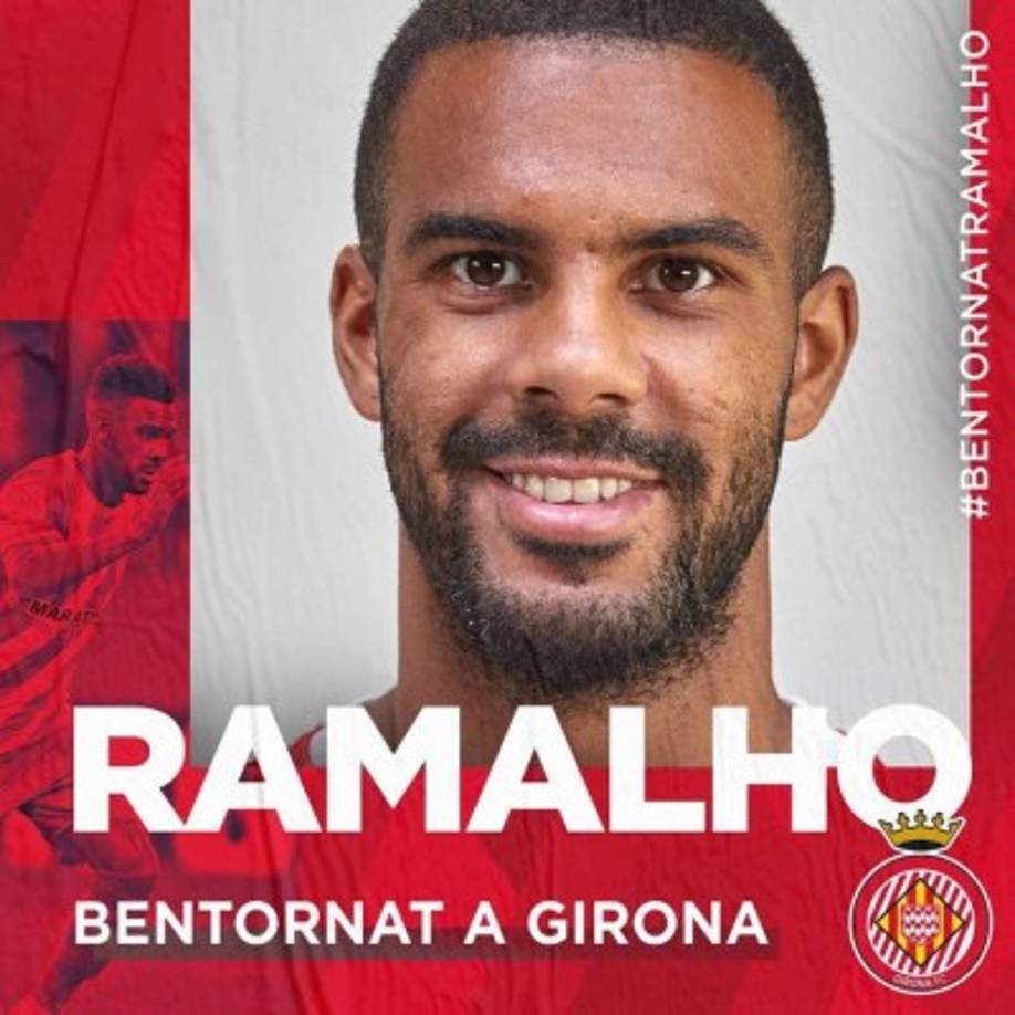 El Girona ha fichado al defensa central Jonás Ramalho dos meses después de desvincularse del mismo club. Firma hasta junio de 2022.