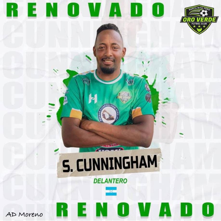 Samuel Cunningham, exjugador de Marathón, renovó contrato con el Oro Verde de Santa Rita, Yoro.