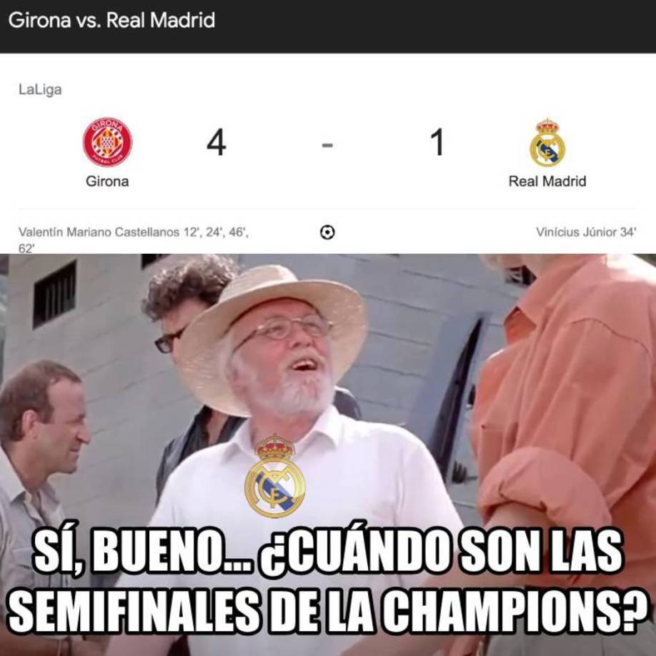 Memes hacen pedazos al Real Madrid tras ser humillados por el Girona