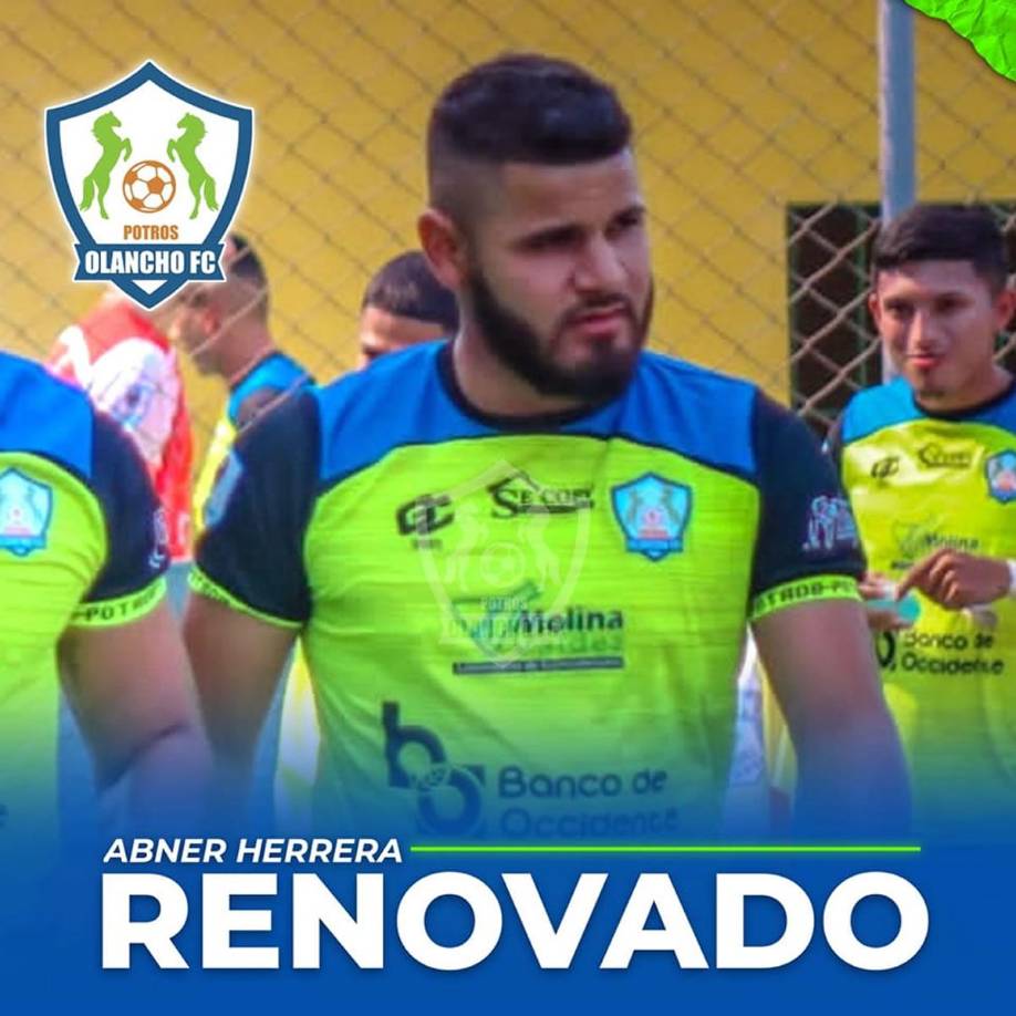 Abner Herrera - Los Potros del Olancho anunciaron la renovación del futbolista Abner Herrera.
