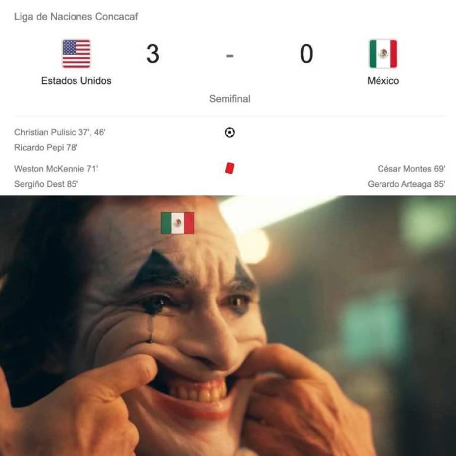 ¡No perdonan! México es víctima de memes tras papelón ante Estados Unidos