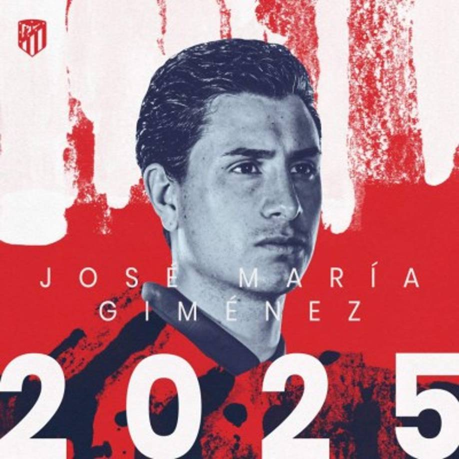 Jose María Giménez ha renovado como jugador del Atlético de Madrid hasta 2025. El central uruguayo y uno de los capitanes del conjunto rojiblanco amplía de esta manera dos campañas más su vinculación con el club. Con su renovación y la de Savic, el Atleti afianza dos pilares fundamentales en el eje de la zaga.