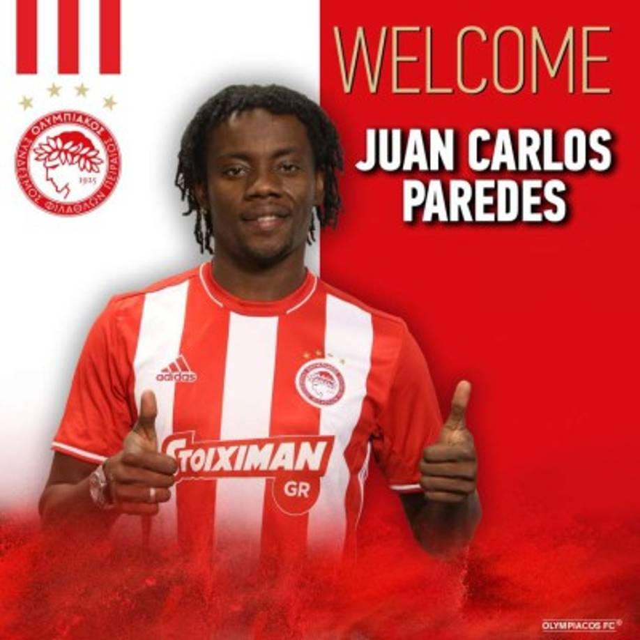 El Olympiakos de Grecia anunció el fichaje del internacional ecuatoriano Juan Carlos Paredes, hasta ahora en las filas del Watford de Inglaterra.