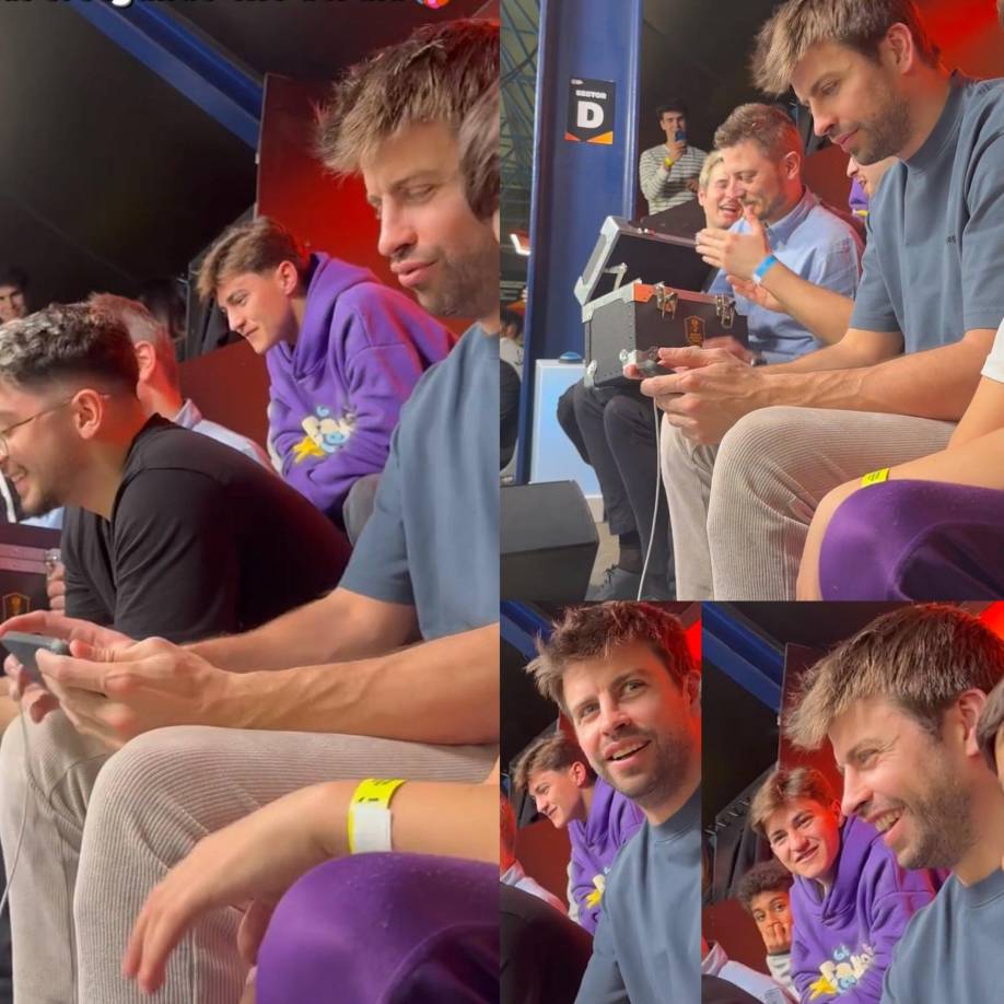 “No, la verdad que... no, voy a la tienda con mi novia y me lo compra ella, ¿sabes? Soy una marioneta”, respondió Piqué sobre su cambio de look.