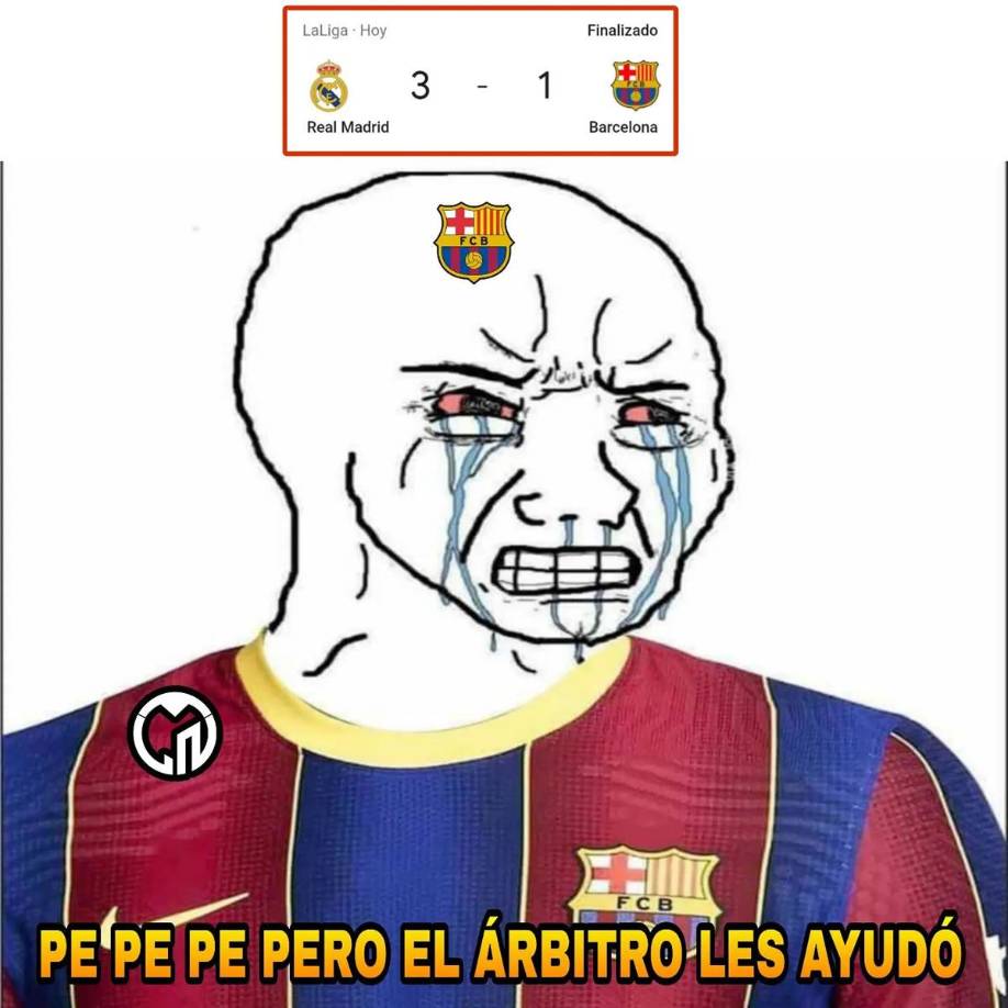 ¡Xavi lo sufre! Los memes se burlan del Barça tras perder el Clásico ante Real Madrid