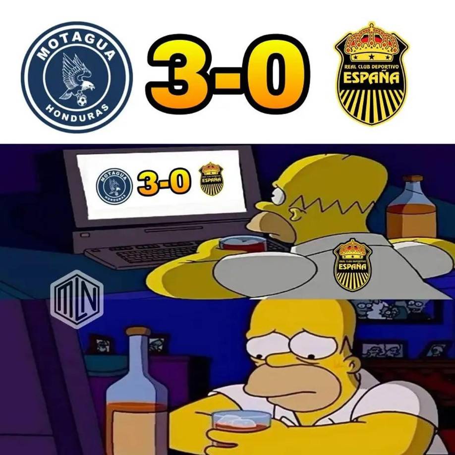 Memes: Real España sufre las burlas tras perder ante Motagua en la ida de la final