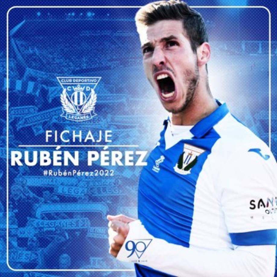 El centrocampista Rubén Pérez llega al Leganés para quedarse y firma por cuatro temporadas con el club pepinero, en el que ya llevaba dos temporadas cedido.
