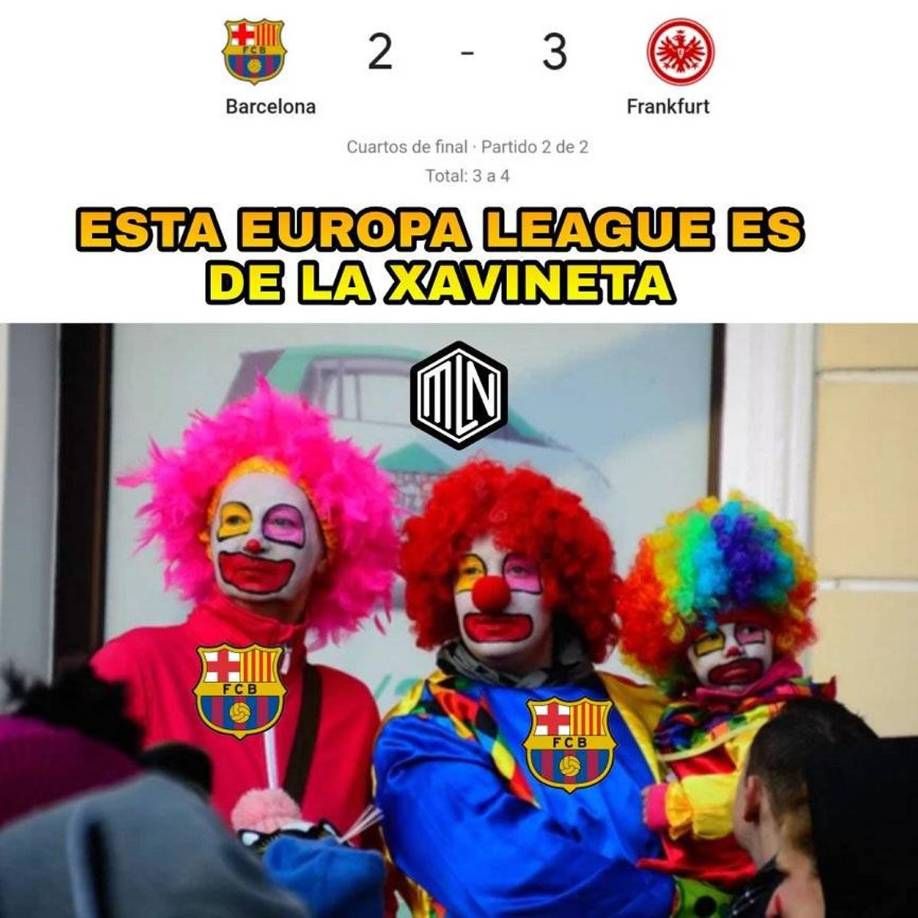 ¡Se fundió la Xavineta! Los memes se burlan del Barcelona tras quedar fuera de la Europa League