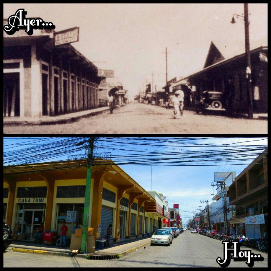 Avenida San Isidro de sur a norte. 