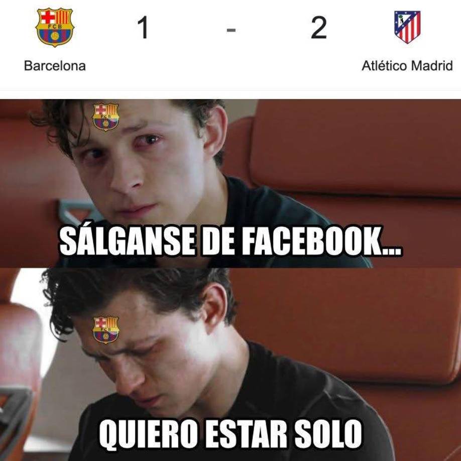 Barcelona es humillado: los crueles memes tras remontada del Atlético
