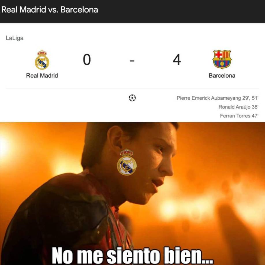 Los aficionados del Real Madrid han sido objeto de burlas en las redes sociales.