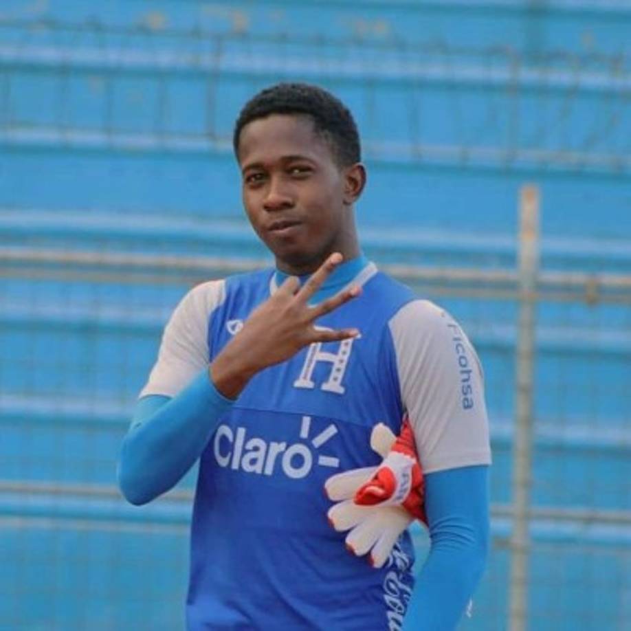 Alex Güity: Es el portero titular de la Sub-23 de Honduras