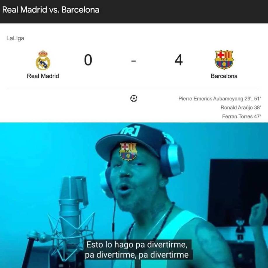 Siguen las burlas: Los otros memes que no se han visto tras el Real Madrid - Barcelona