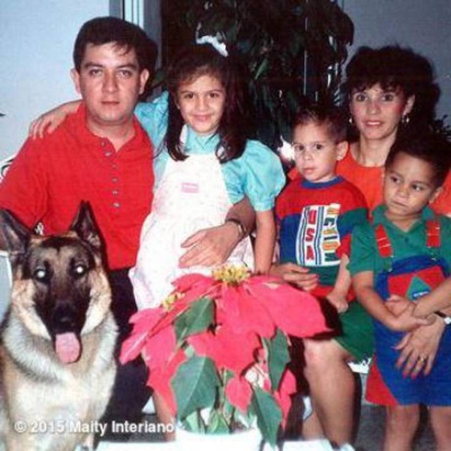 Una foto del álbum familiar de Maity Interiano.