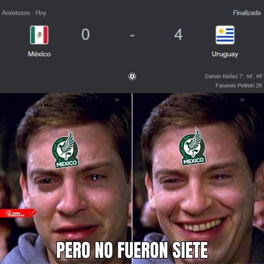 Memes: México es goleado por Uruguay y sufre las burlas antes de la Copa América