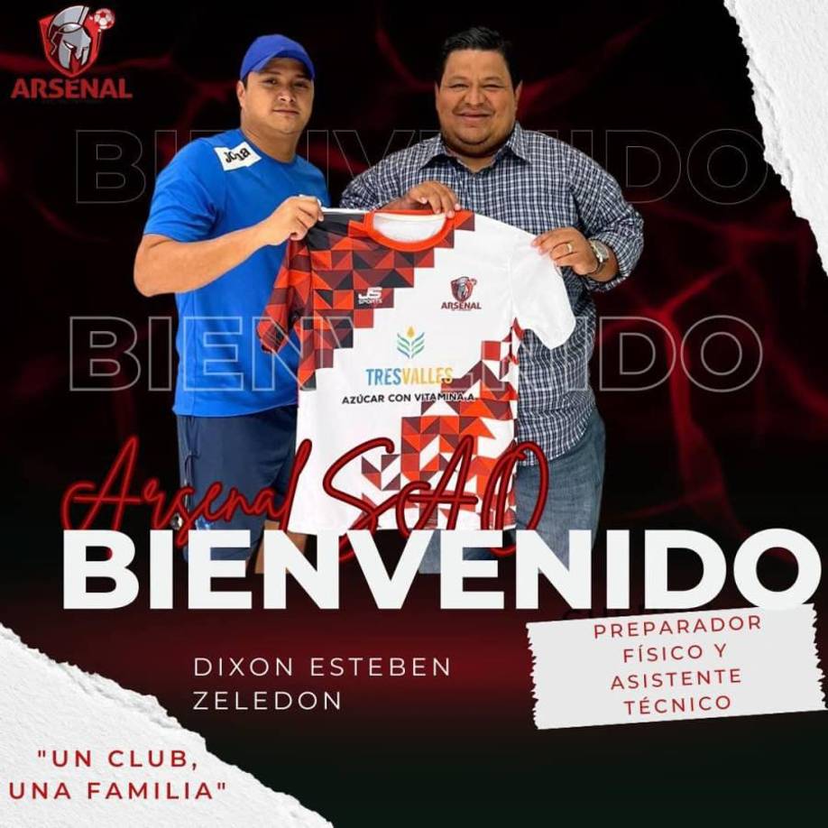 Asimismo, le dio la bienvenida al preparador físico y asistente técnico, Dixon Esteben Zeledón.