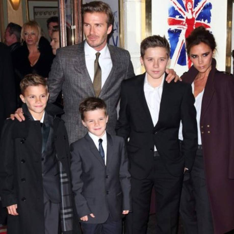 David y Victoria tuvieron 4 hijos, Brooklyn, Romeo, Cruz y Harper Seven.