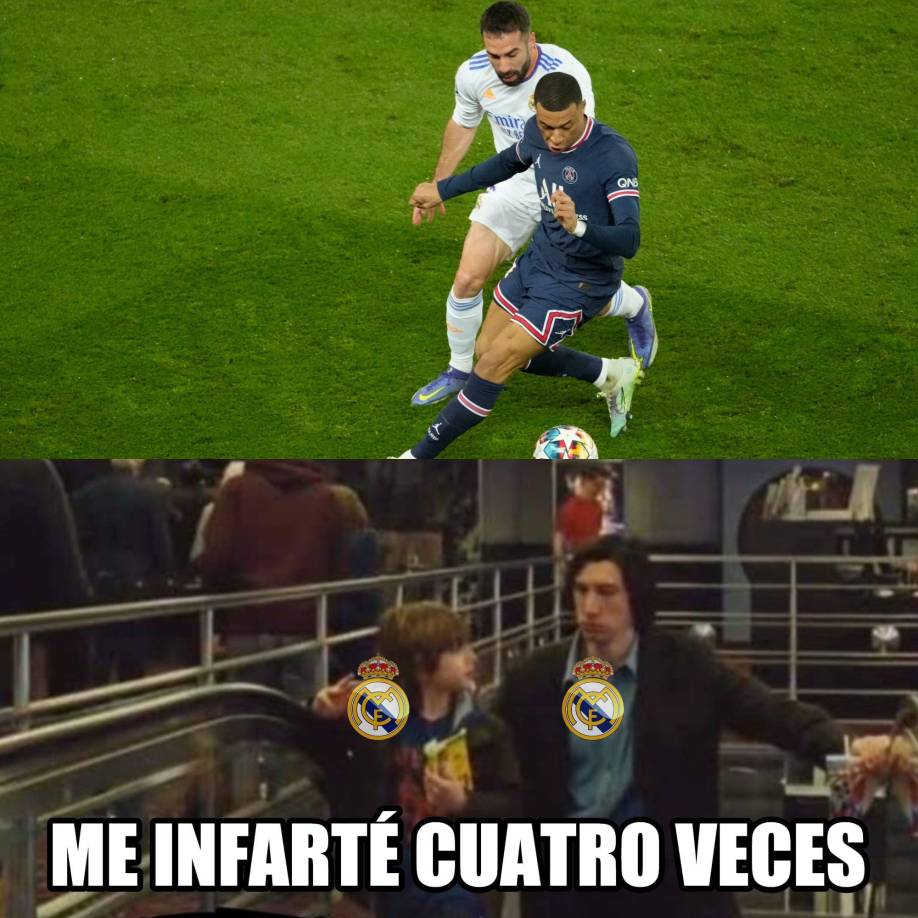 Mbappé y Messi protagonistas: Los mejores memes que dejó el PSG vs Real Madrid